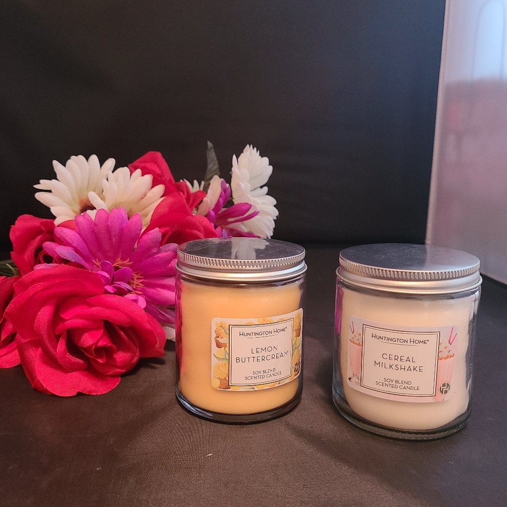 Cereal Milkshake and Lemon Buttercream Candles